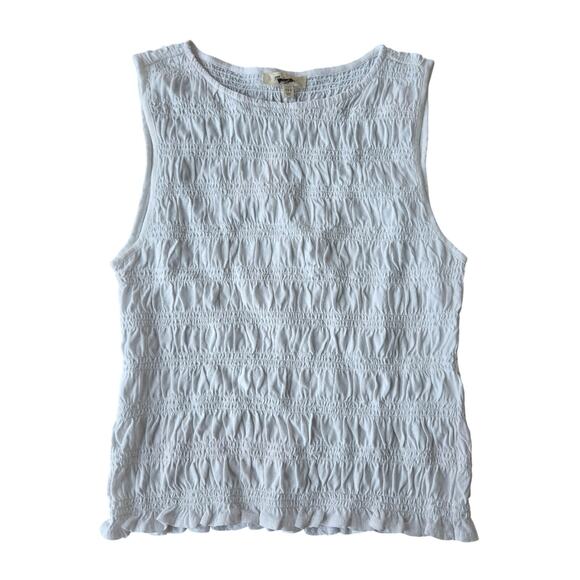 Madewell Smocked Boatneck Tank Size XXS - Picture 2 of 6